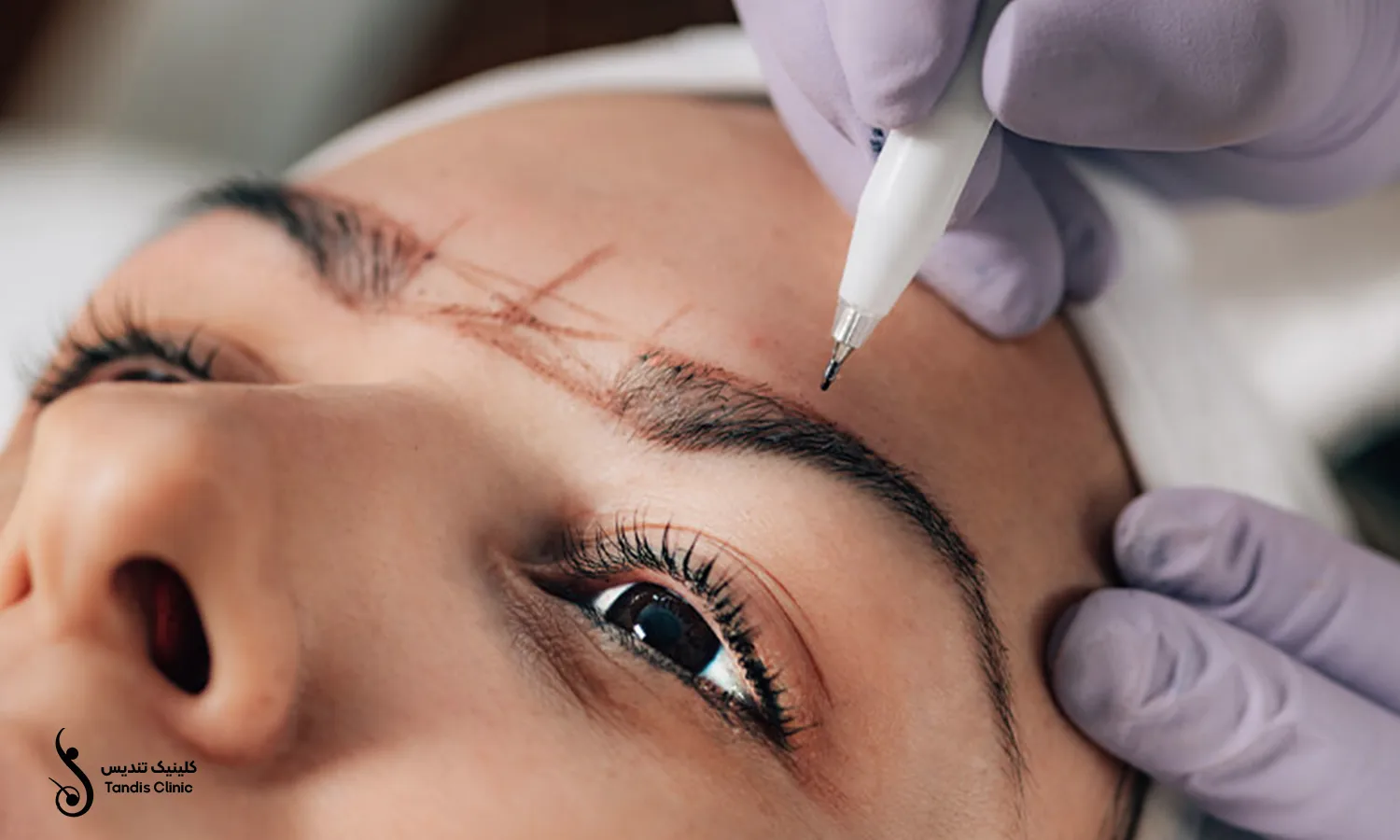 طراحی کاشت ابرو به صورت fit