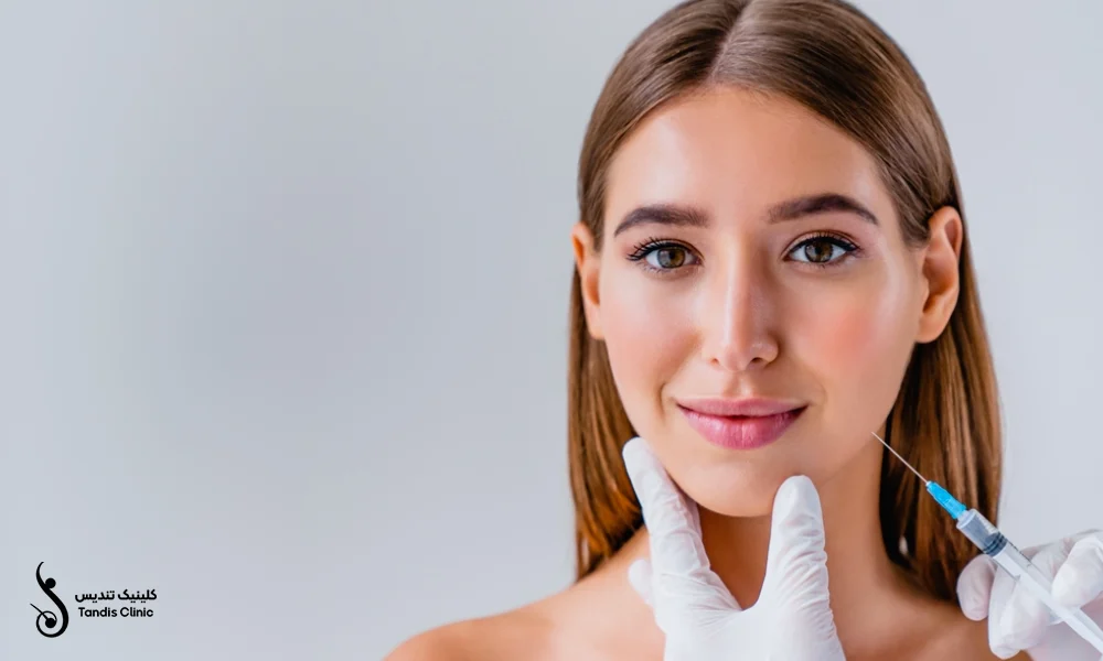 تزریق مزوژل جالپرو به صورت یک زیبا جو خانم