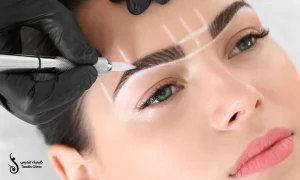 خط کشی های قبل از کاشت ابرو دخترانه