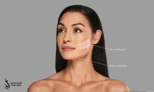 نمایش قسمت بوکال فت روی صورت یک زیبا جو